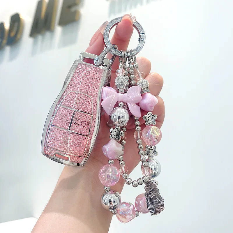 ТПУ в ромбовидном стиле для Baic Beijing BJ40 PLUS EX5 EU5 EC5 BJ80 U7 X7 Smart Remote Автомобильный ключ