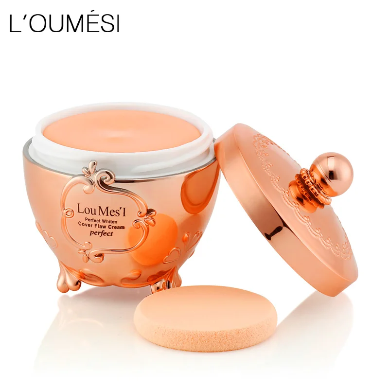 

Loumesi Face Concealer Cream For Women Make up primer Invisible Pore Wrinkle Cover Pores Concealer Foundation Base make up