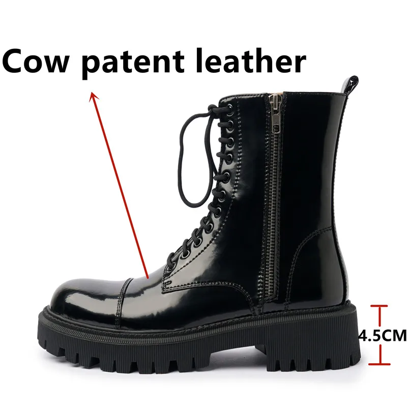 Женские ботильоны с перекрестной шнуровкой FEDONAS черные мотоботинки из