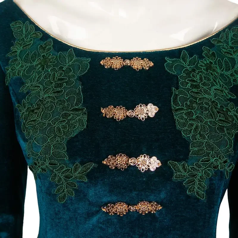 Женское бархатное платье для ролевых игр в виде дракона