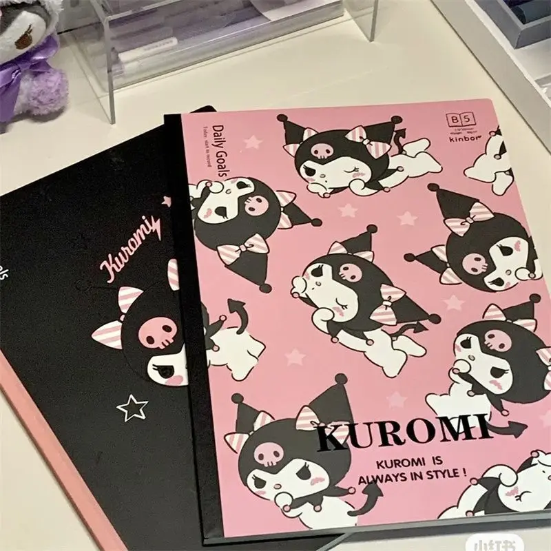 

Kawaii Kuromi B5 блокнот аниме мультфильм Sanrio Ins Студенческая записная книжка для студентов Канцтовары блокнот B5 записная книжка подарок для девочек