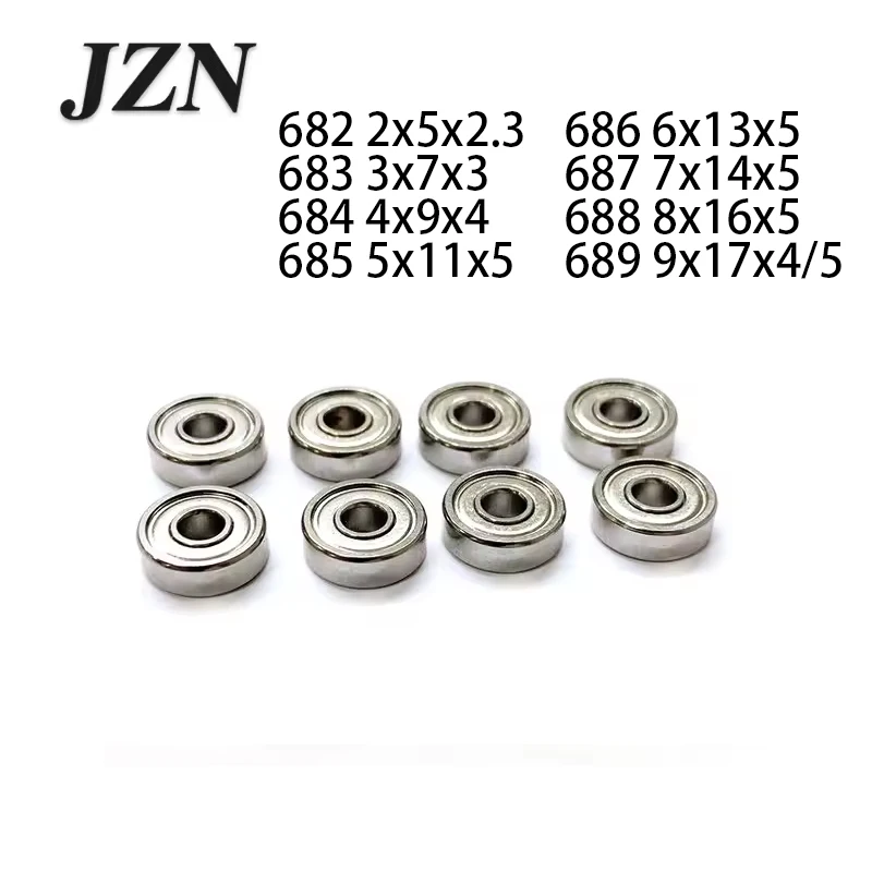 

Подшипники из нержавеющей стали JZN S682, S683, S684, S685, S686, S687, S688, S689 (2/10 шт.)