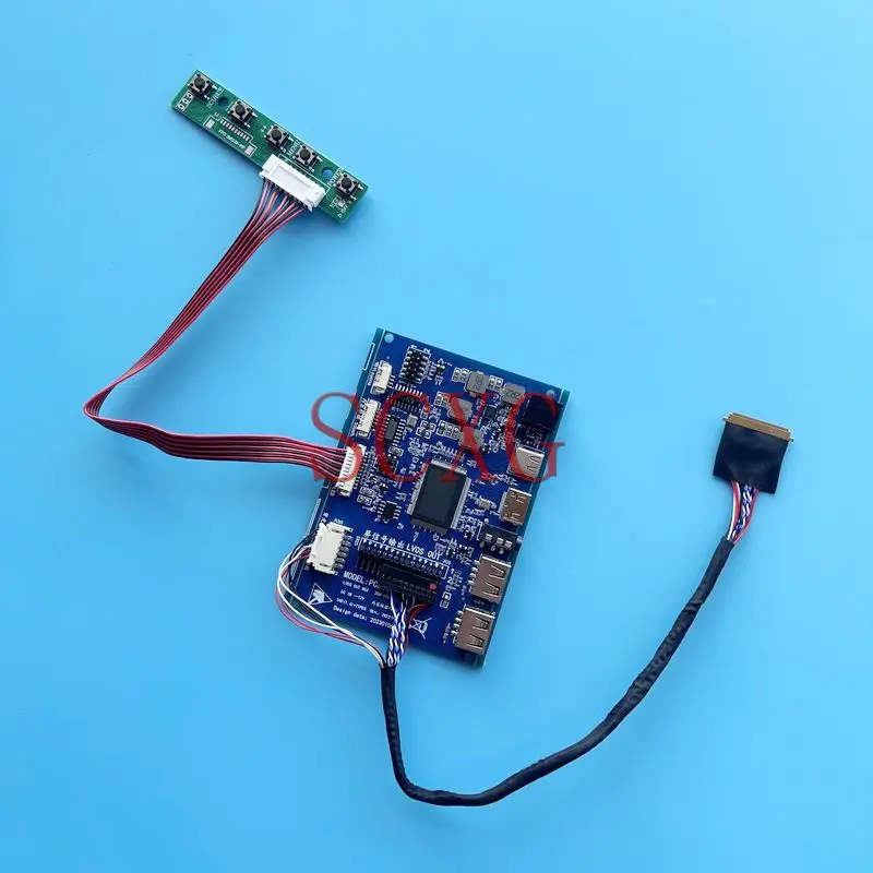 

For B140XTN03 1366*768 2-USB TYPE-C LVDS 40 Pin 14" Mini HDMI-Compatible Laptop Display PCB 862 Controller Driver Board DIY Kit