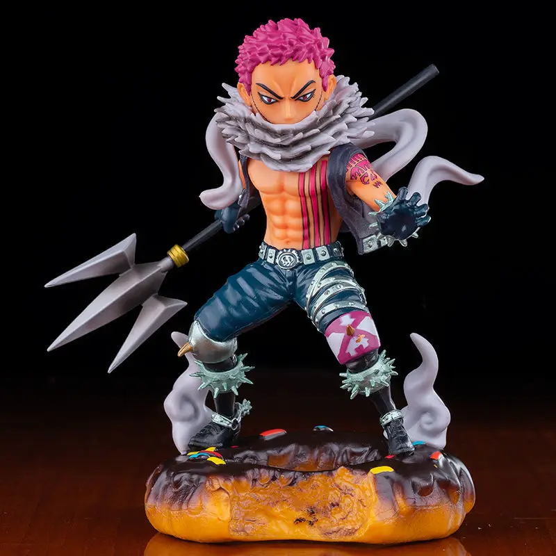 

Bandai One Piece Charlotte Katakuri Action Figure Figurine Cake Island Three Wars PVC Model Collection Statue Toys 17CM