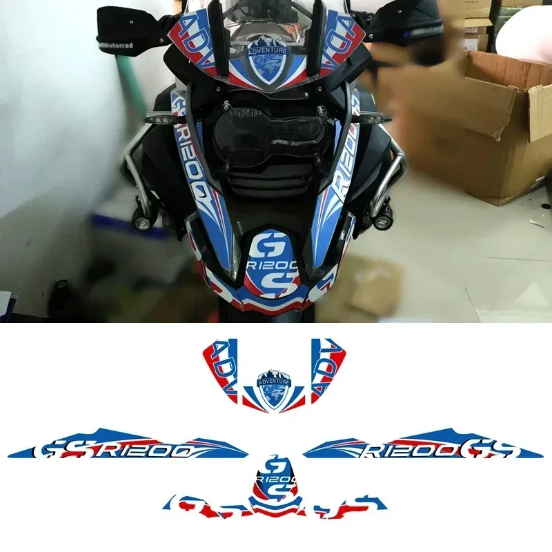 Фото Для BMW R1200gs R1200 1200 ADV GS GSA мотоциклетные поручни, защита рук, наклейки на руль, наклейки №3