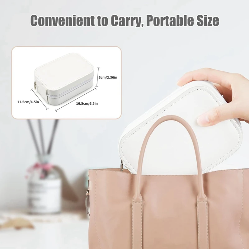 Дорожное зеркало для макияжа BMBY с подсветкой компактная косметичка со