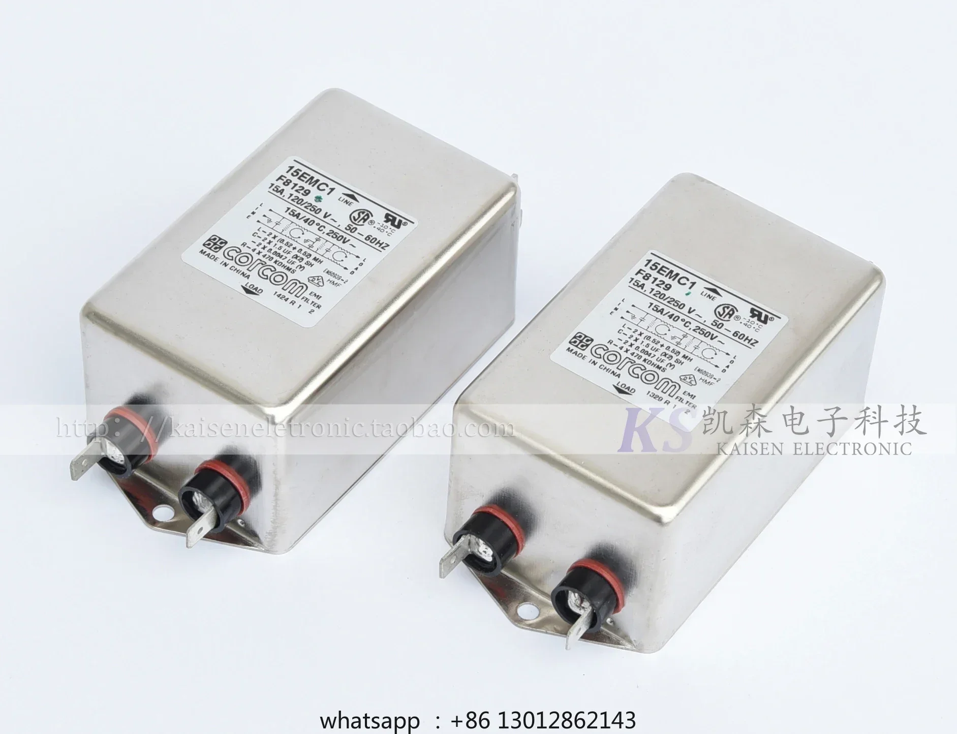 15EMC1 EMC F8129 1-6609037-4 Corcom 15A фильтр помехозащитный для беговых дорожек (art.: 3920da25df593) - 3920da25df593
