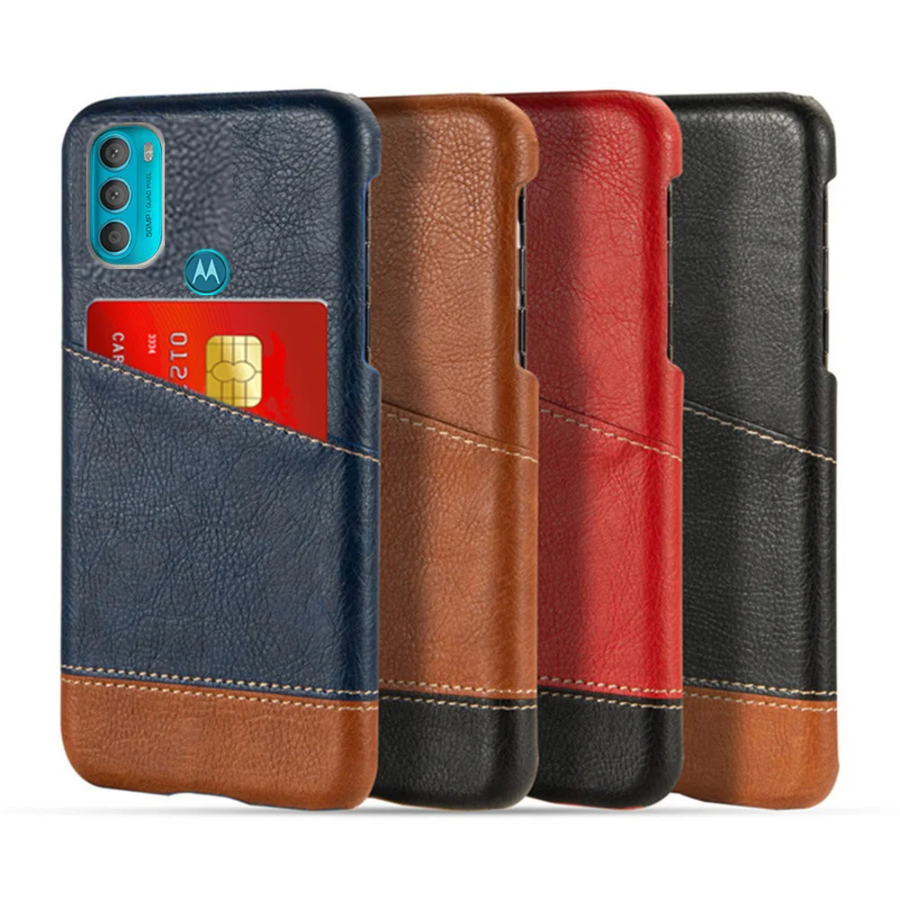 

Luxury Case For Moto G71 5G Case G51 5G Mixed Splice PU Leather Credit Card Cover For Motorola G51 5G Funda Para G 71 Coque