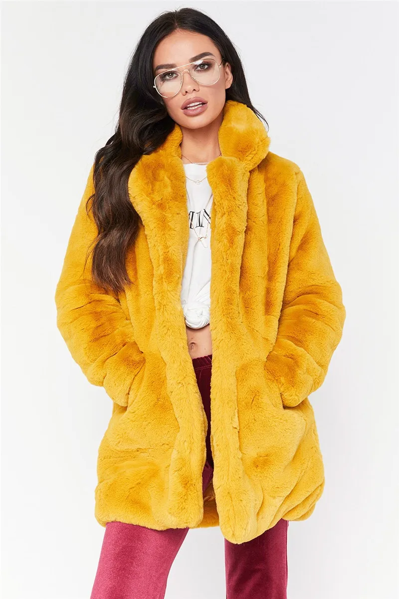 Good Selling Women's Winter Coats Women Coat Fur Mink Fur Thick Winter High Street Other Slim Real Fur Women's Teddy Coat