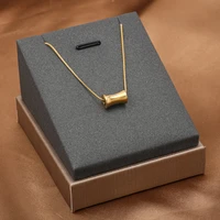fashion stainless steel gothic cuban gold color necklace for women men charms hip hop choker clavicle chain party jewery gift