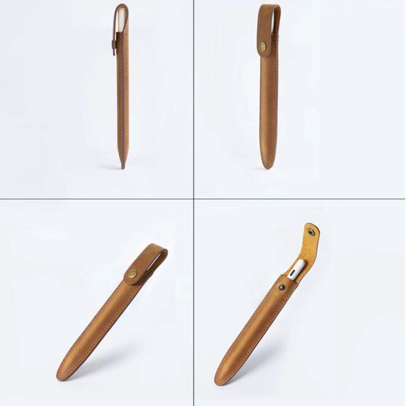 Чехол ручной работы из воловьей кожи для карандашей чехол натуральной с