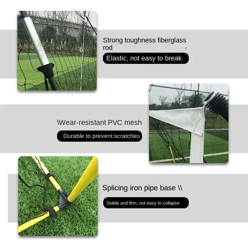 

Folding Football Kicking Door Outdoor Portable Children's Football Goals Three-Person Five-Person Football Door Frame Household