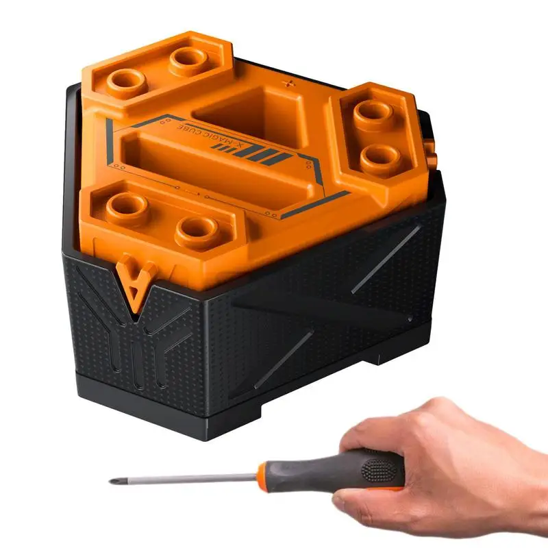 

Bit Magnetizer Magnetic Power Strip 360 Degree Rotatable Space Saving Multifunctional Portable Magnetizer Organizer For Tips