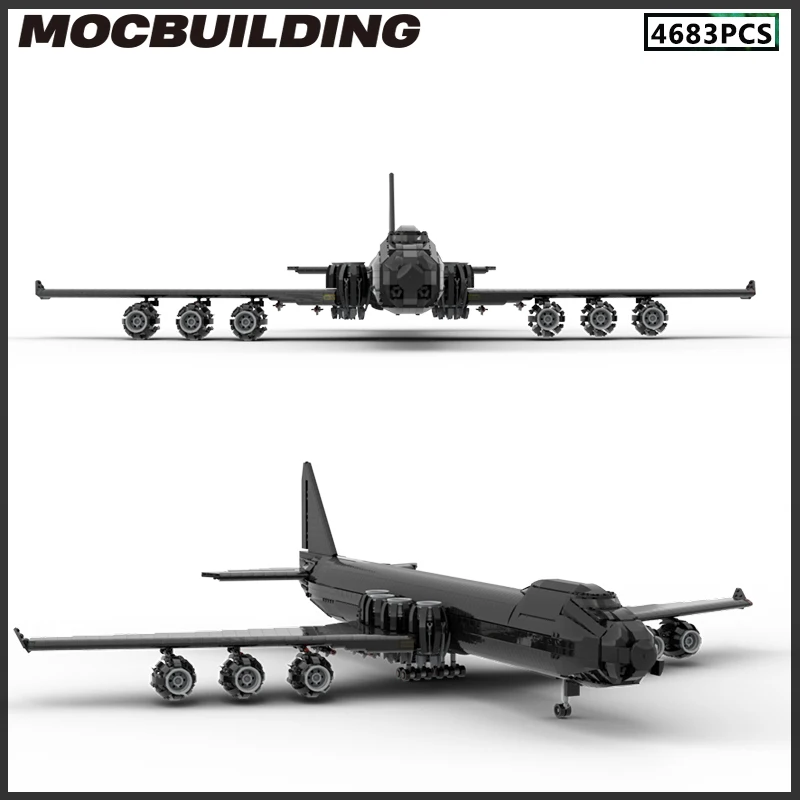 Строительные блоки MOC модульная модель самолета сделай сам кирпичи сборная