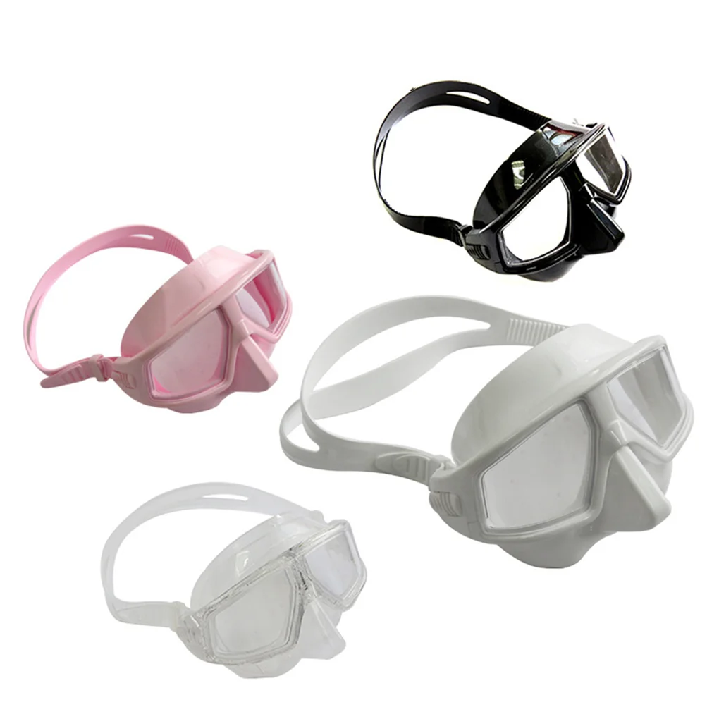 

Freediving Masks Half Face Cover 120 Degree View Scuba Diving Goggles High-definition Snorkeling Glasses Swimming Equipment