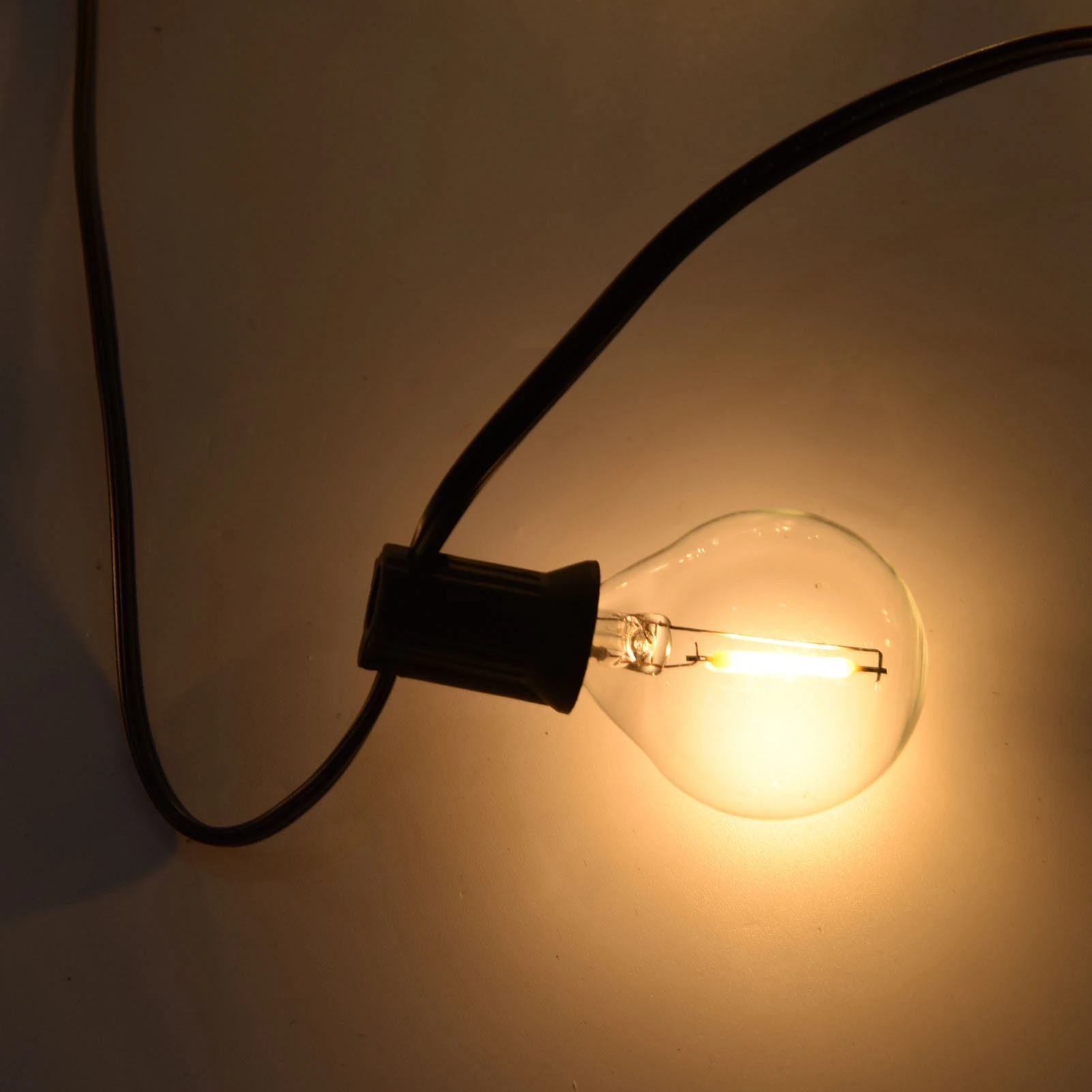 G40 50LED Ball Light String IP45 Водонепроницаемый Открытый Сад Внутренний двор Газон