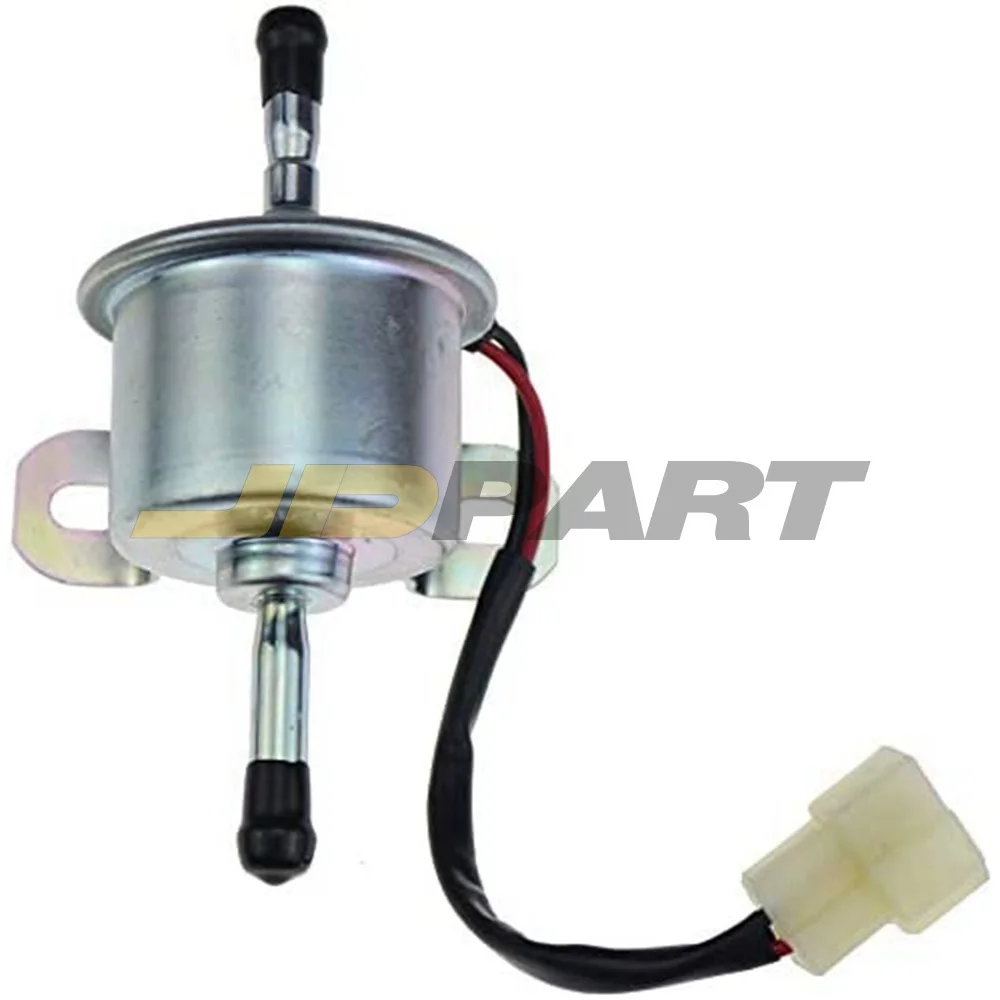 

Good Guarantee 12V Fuel Pump with White Plug AM876266 AM876207 For John Deere 332 430 655 756