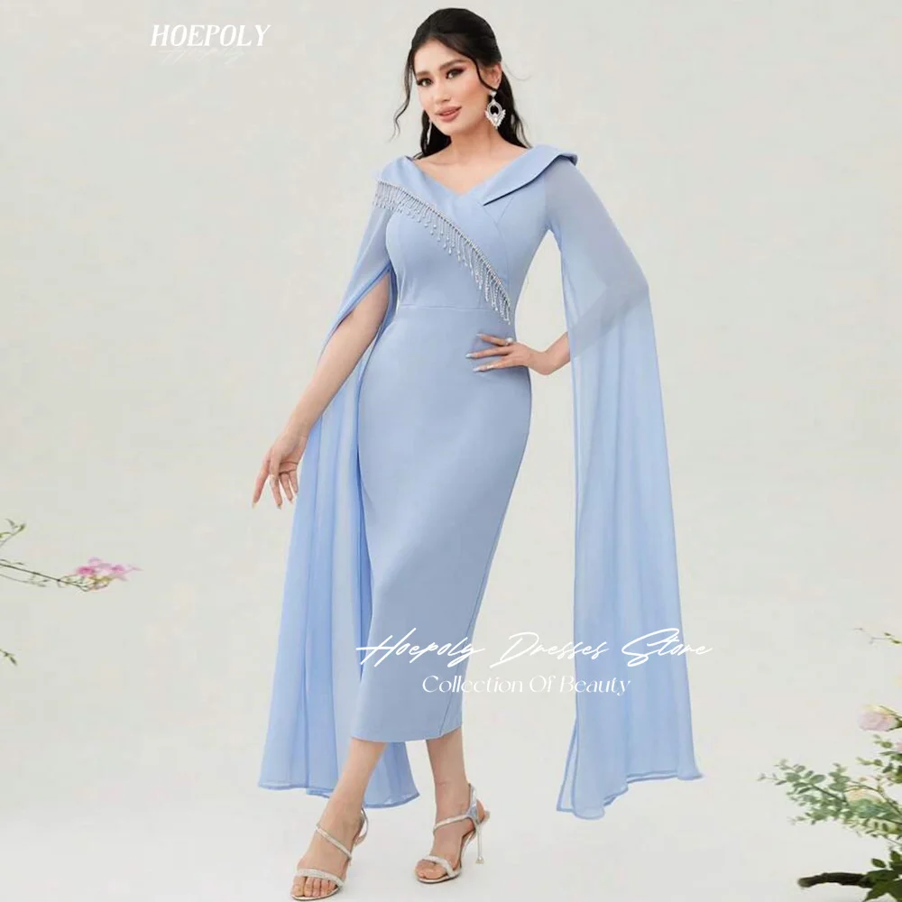 

Платье женское вечернее атласное до щиколотки с V-образным вырезом