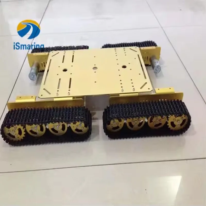 T600 4WD металлический робот-цистерна шасси из алюминиевого сплава большой