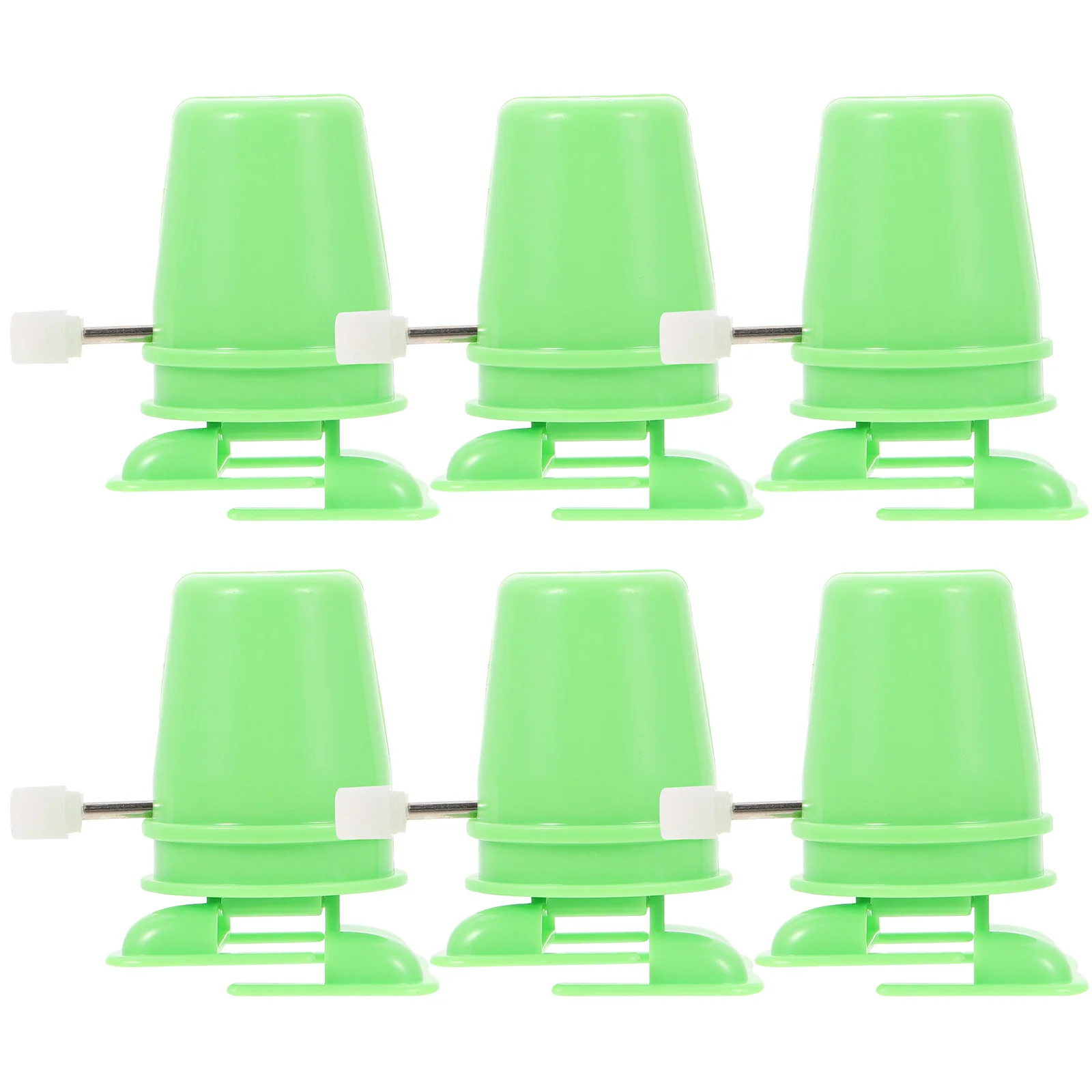 

6 шт., детский пластиковый робот-пазл с заводными ногами