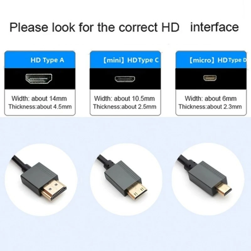 A9LC Витой кабель HDTV Кабель 8K — Высокоскоростной папа-папа от A до C