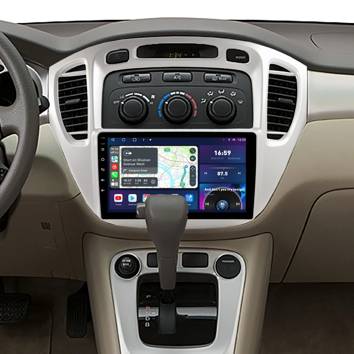 Автомагнитола 2DIN Android 14 мультимедийный плеер Carplay Автомобильная GPS-навигация DSP
