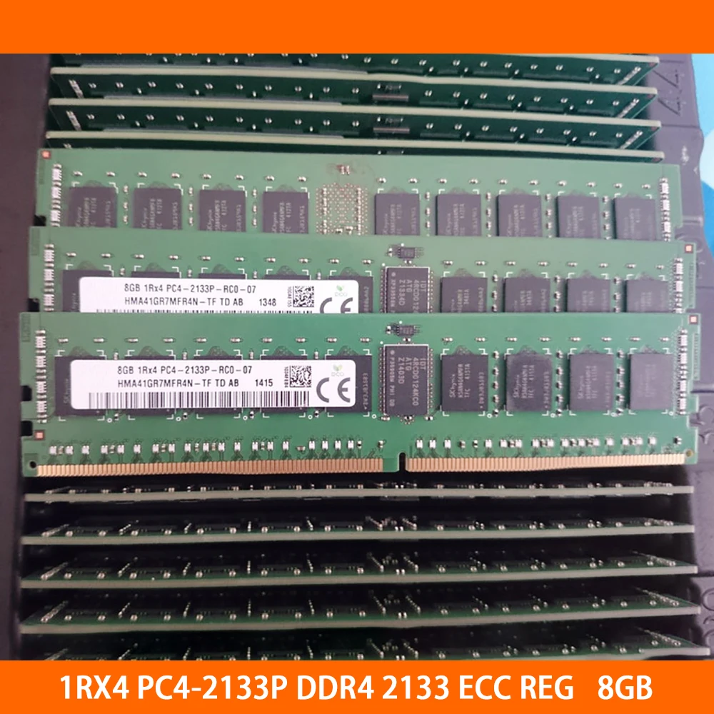 RAM 8G 8GB 1RX4 PC4-2133P DDR4 2133 ECC REG Server Memory High Quality Fast Ship