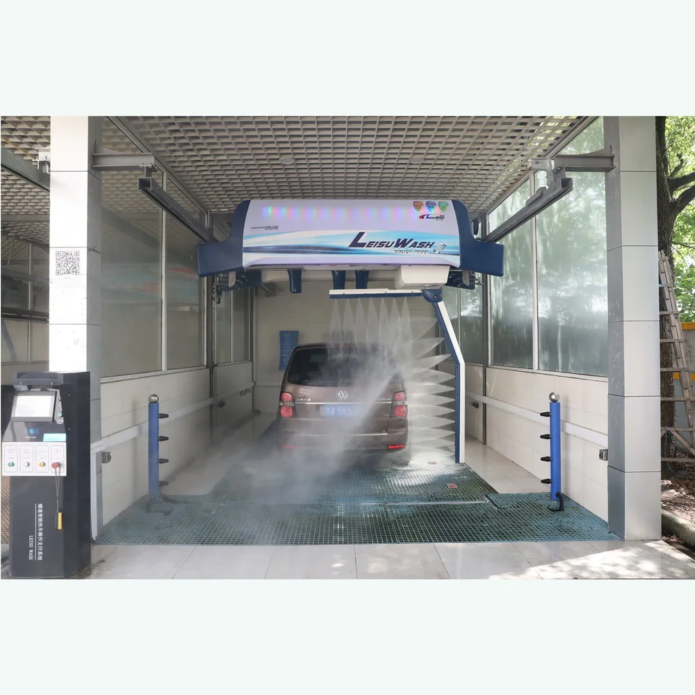 

Automated 360 touchless car wash robots with single arm