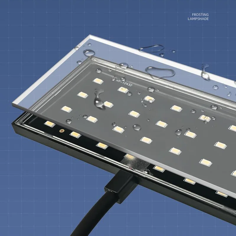 12 \ 16 Вт светильник для аквариума без мерцания полный спектр светодиодная лампа