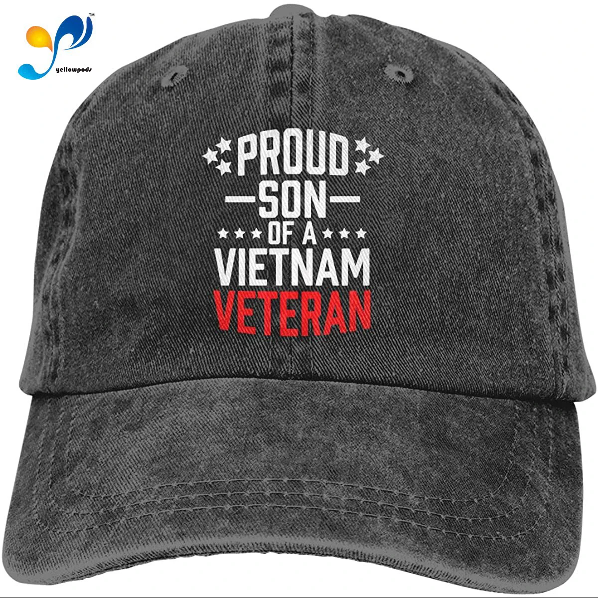 

Proud Son Of Vietnam Veteran Cap Adjustable Denim Hat Baseball Cap Dad Hat Sombrero De Mujer