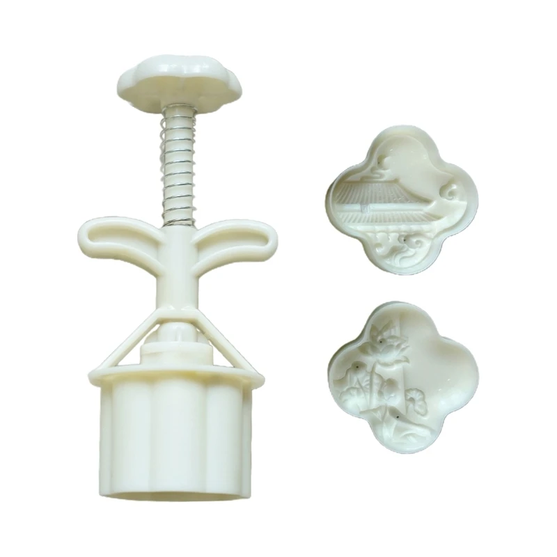 

Дворцы цветок луна торт плесень штампы для печенья ручной пресс формочки для печенья и десерта