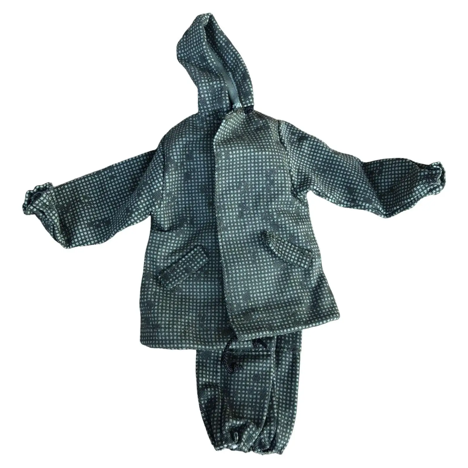 

Мужская камуфляжная экшн-фигурка 1:6 с капюшоном и брюками