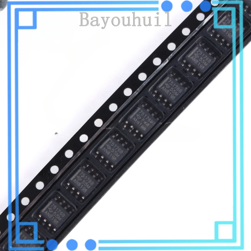 

10PCS Original SN75176BDR SOP-8 RS422/RS485 Differential Transceiver Chip