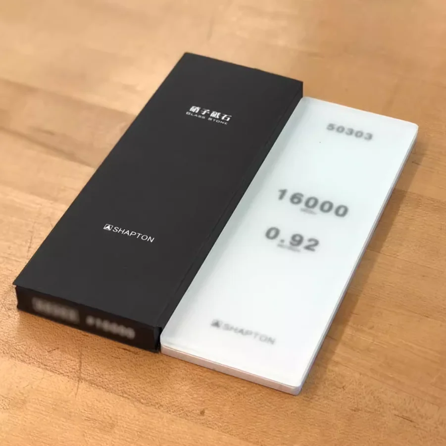 Японский стеклянный камень Shapton зернистостью 16000 5 мм