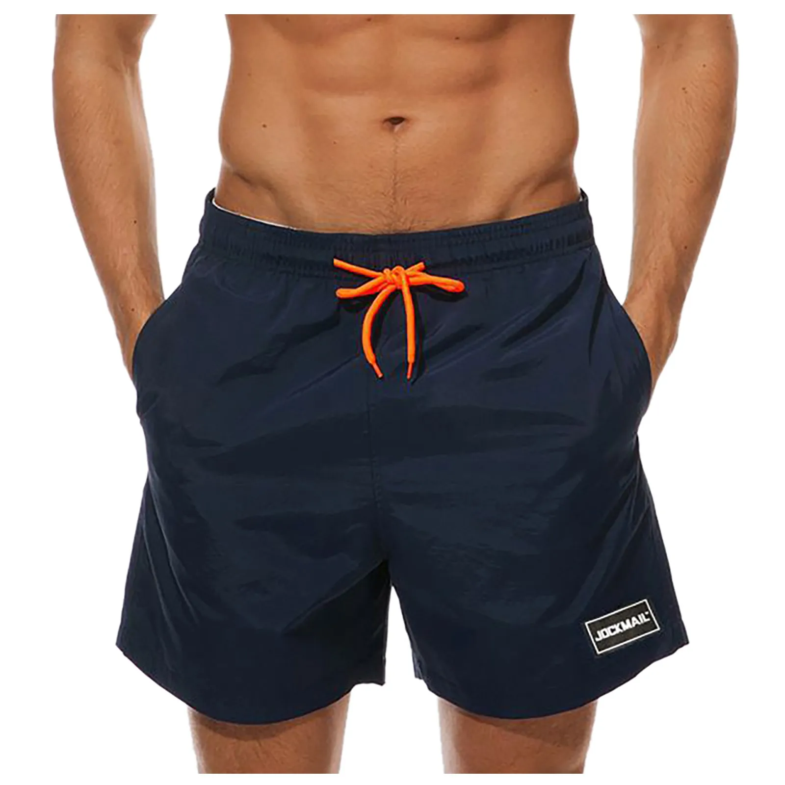 

Summer Men's Solid Colors Drawstring Swim Trunks Quick Dry Beach Swimming Board Shorts Bathing Suit With Mesh Lining Pocket#g3