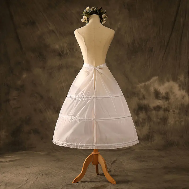 6 Hoop Petticoat Underskirt for Ball Gown Wedding Dress Underwear Crinoline Lolita Dress Accessories Underskirt Panniers