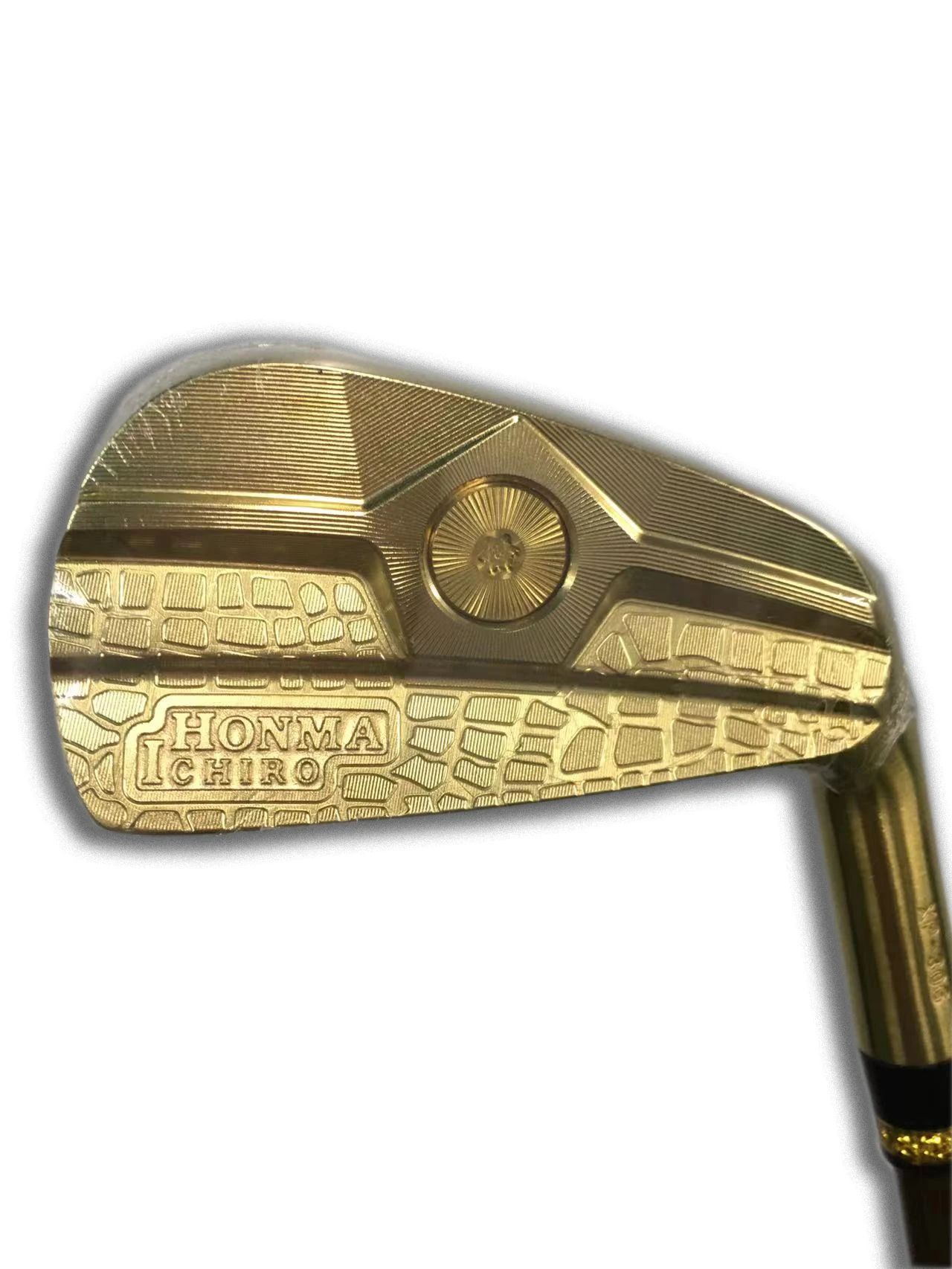 

New Golf Irons Ichiro Honma Hollow Golf Irons Golden 7pcs 456789P Steel or Graphite Shaft Golf Clubs Free Shipping