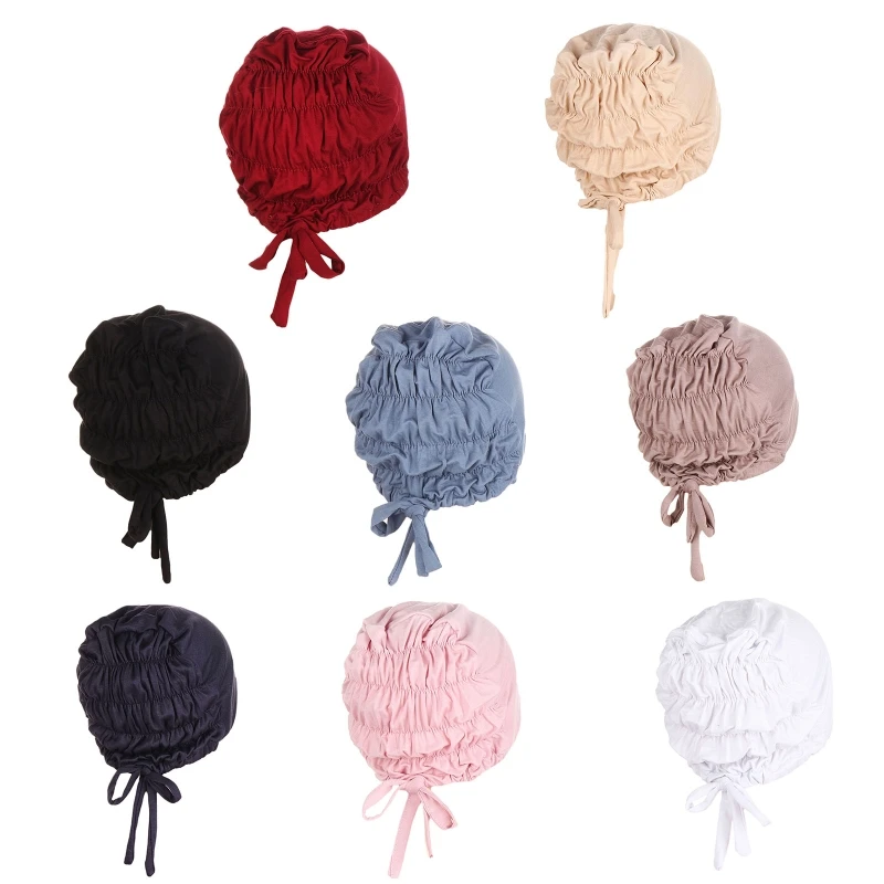 

Turbans Hat Adjustable Hair Loss Headwear Nursing Hijab for Sleeping