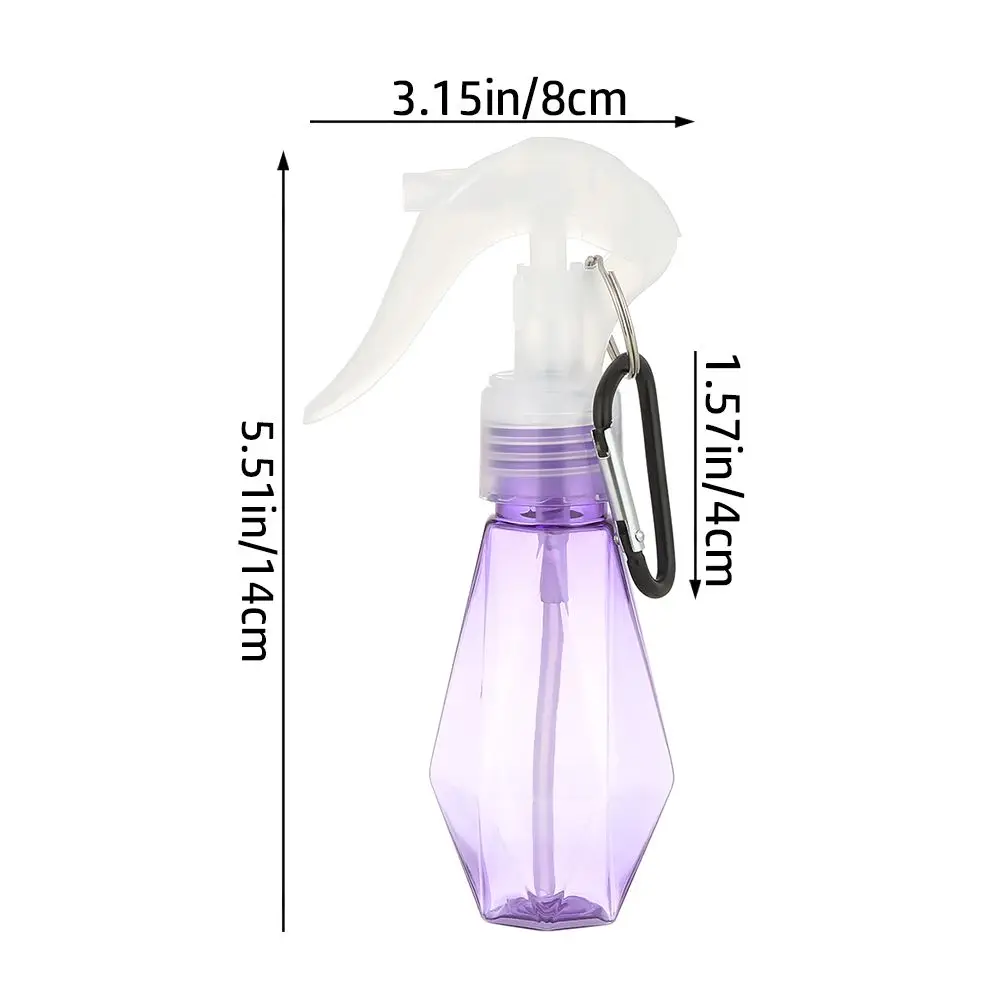 

Perfume Atomiser with Carabiner Hook Makeup Tool Sub-bottling Empty Container Trigger Spray Bottles Lotion Samples
