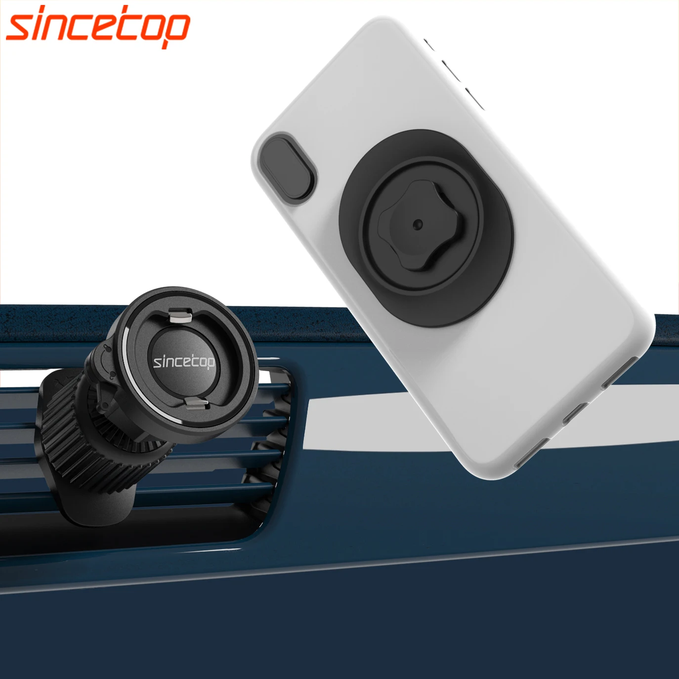 

Car Vent Phone Holder,Car Phone Air Vent Hook Mount, One Hand Quick Mount & Release Clip Cell Phone Stand In Car GPS