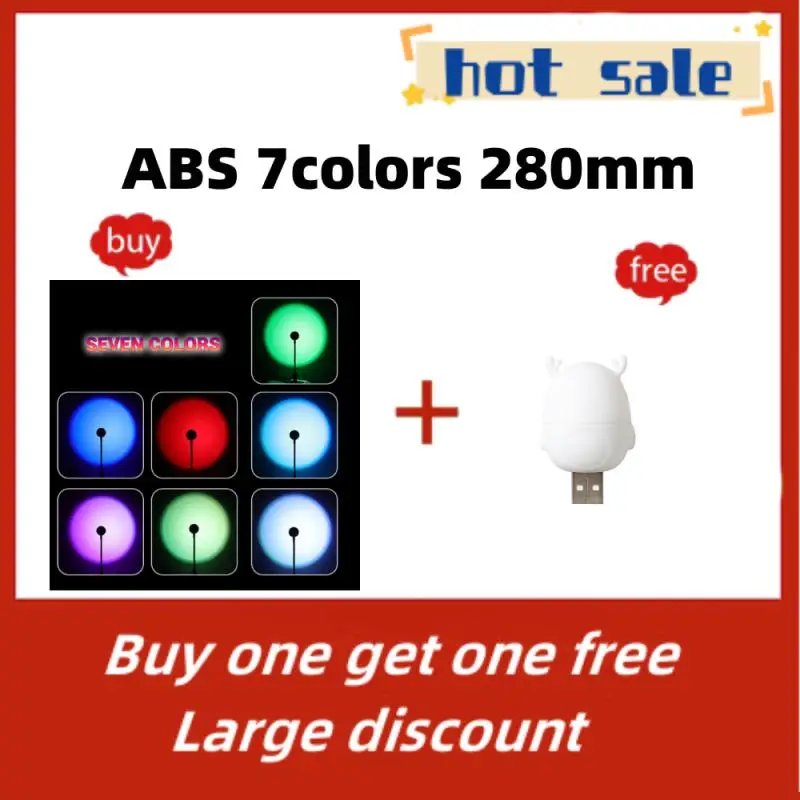 

1x USB Lamp LED Rainbow Neon Night Light Projector Photography Wall Atmosphere Lighting For Bedroom Home Room Decor Gift