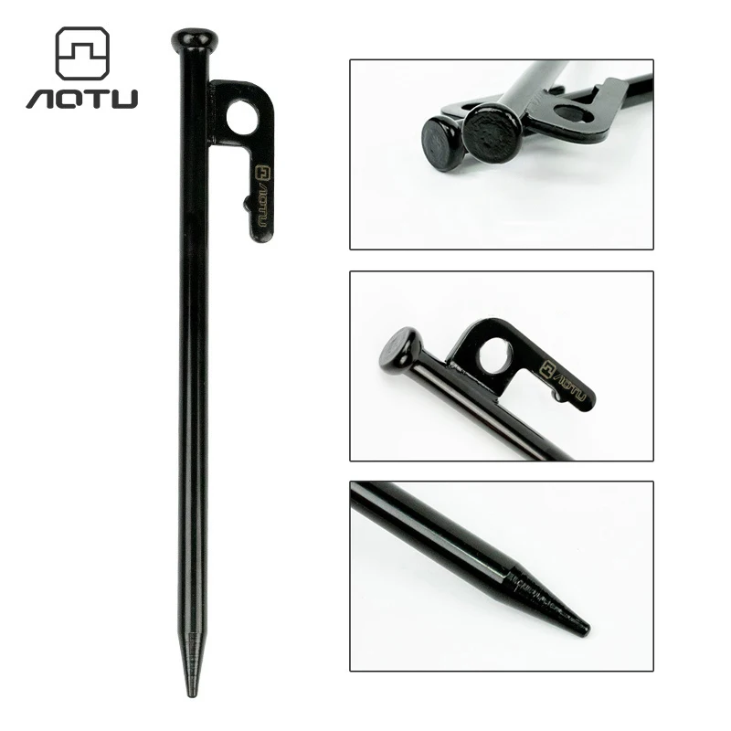 

Outdoor Bold Camping Tent Steel Nails Lengthened Ground Nails Sky Curtain Windproof Fixed Camp Nails Ground Pile