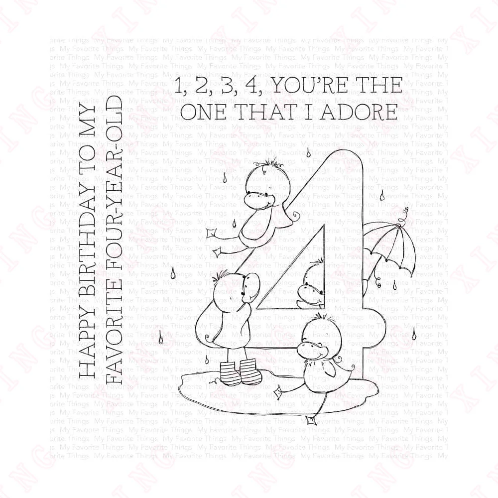 

New Number Fun Clear Silicone Stamps Scrapbook Paper Decorate Embossing Template Diy Greeting Card Handmade Craft Reusable Molds