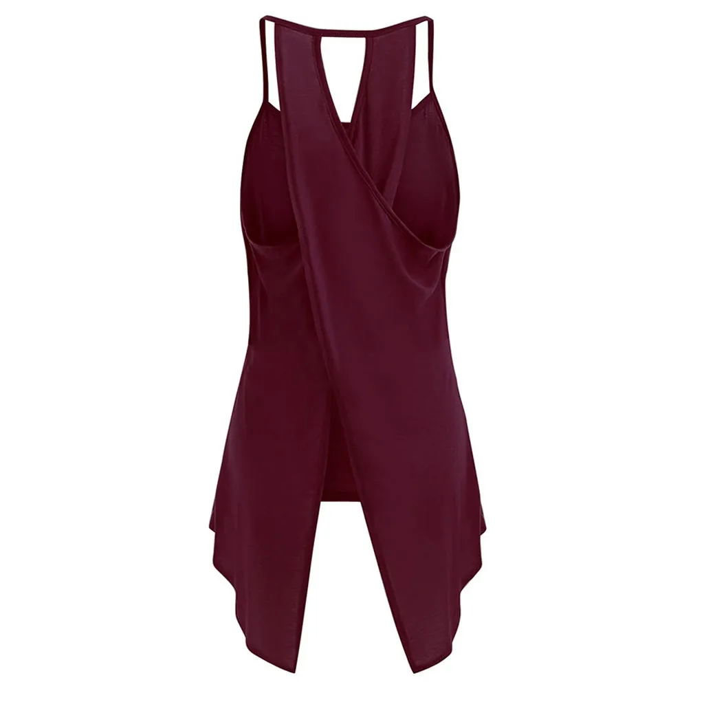 

Женская свободная рубашка, Модный женский жилет, однотонная блузка с круглым вырезом, свободные топы без рукавов, персиковая рубашка с длин...