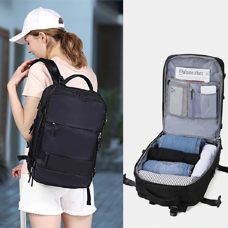 For 15.6'' Laptop Waterproof Stylish Daypack School Bag Pink