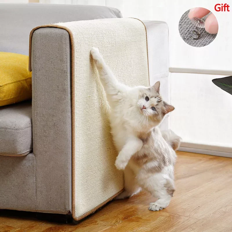 

Cat Scratcher Sisal Mat Cat Scratching Post Cats Scratch for Sharpen Nails Scraper Cats Tree Tower Cat Toys Furniture Protector