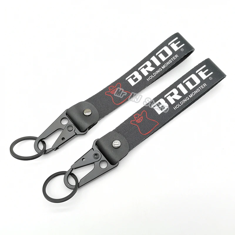 

1 шт. JDM бейдж для гонок невесты модные бирки автомобильный брелок нейлоновый полиэстер вышивка Мотоцикл Авто брелок аксессуары