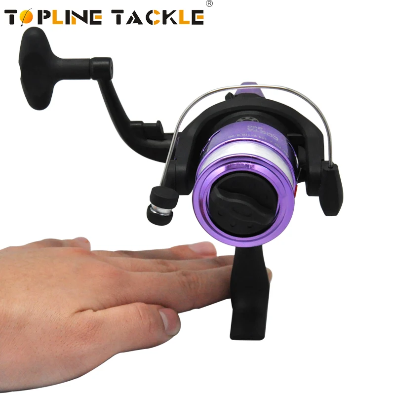 

Topline Tackle Mini Saltwater Spinning Reel 4 Ball Bearings Spinning Fishing Reels With Line Metal Spool Ice Wheel Winter Coils