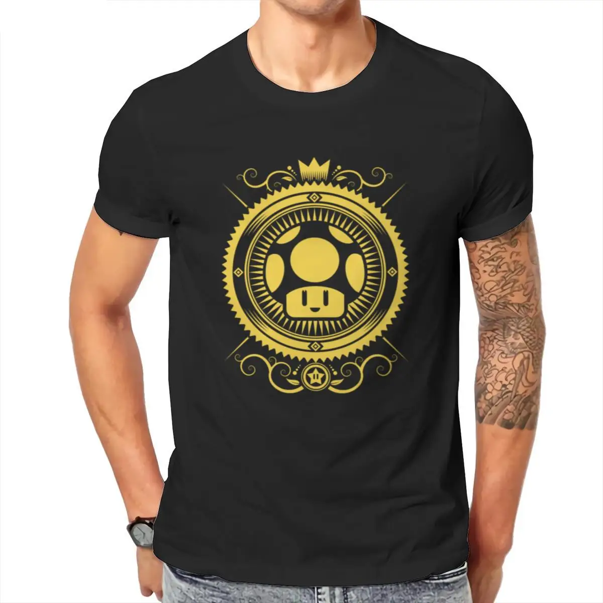 

Wholesale Mushroom symbolism - Circle T-shirt Unisex Baseball T-Shirt Anime Female Unisex For Boy Men Clothing 103380