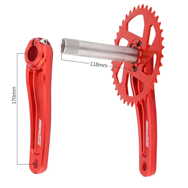 Коленчатая звезда MEROCA для велосипеда SRAM 170 мм GXP узкая широкая 32 34 36 38T коленчатая
